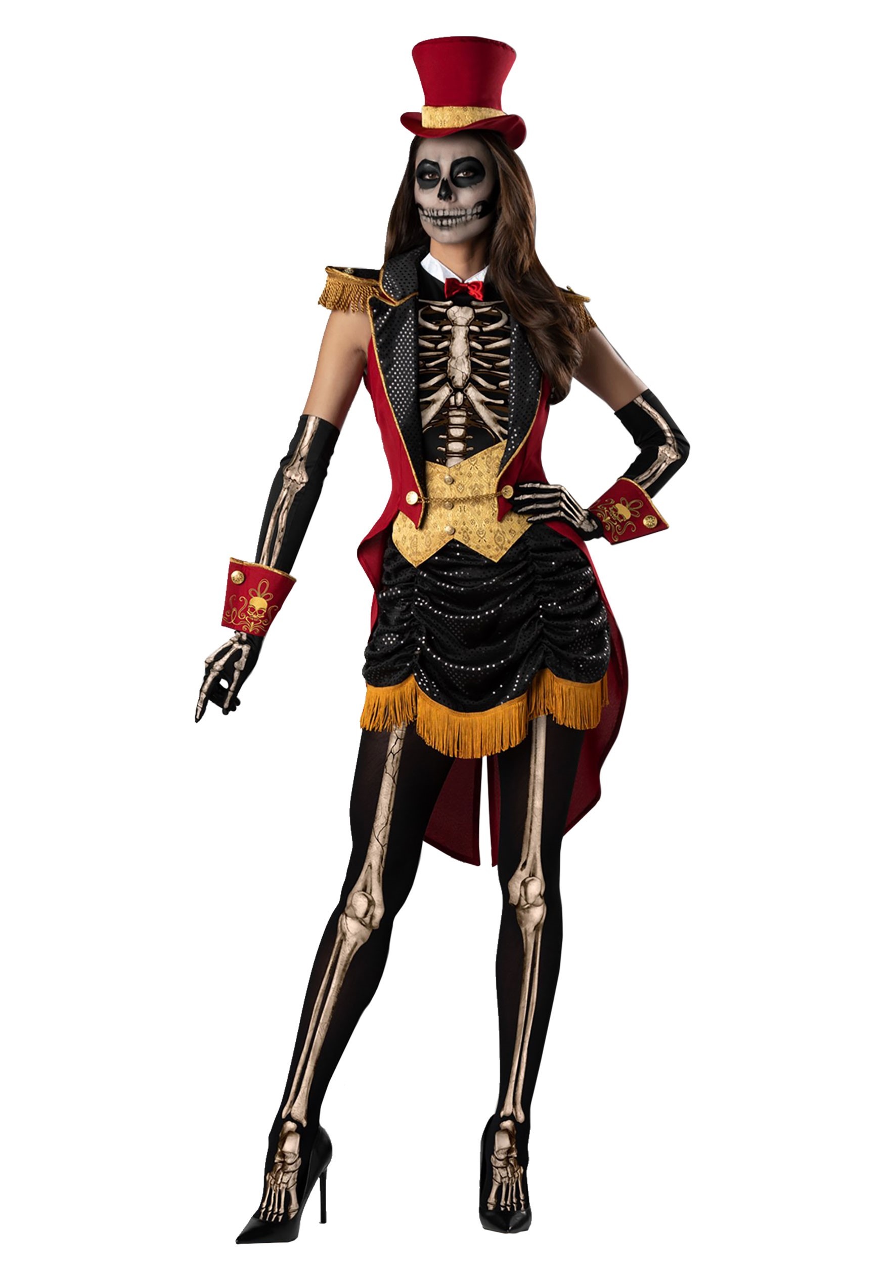Image of Skeleton RingmistressWomen's Costume ID FUCF1145-M