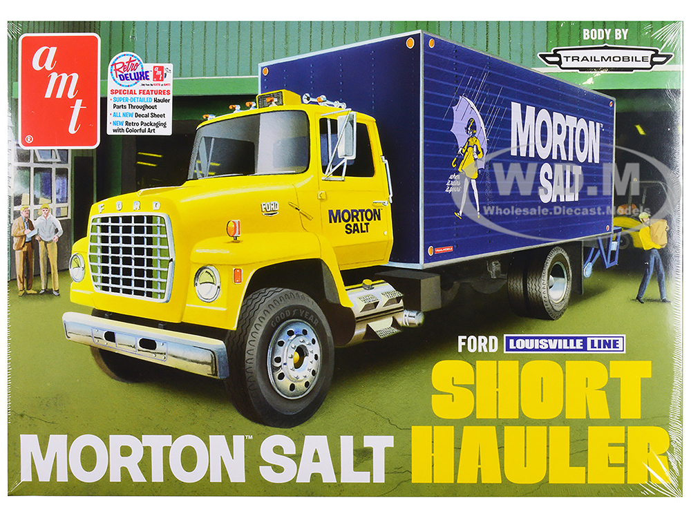 Image of Skill 3 Model Kit Ford Louisville Line Short Hauler "Morton Salt" 1/25 Scale Model by AMT