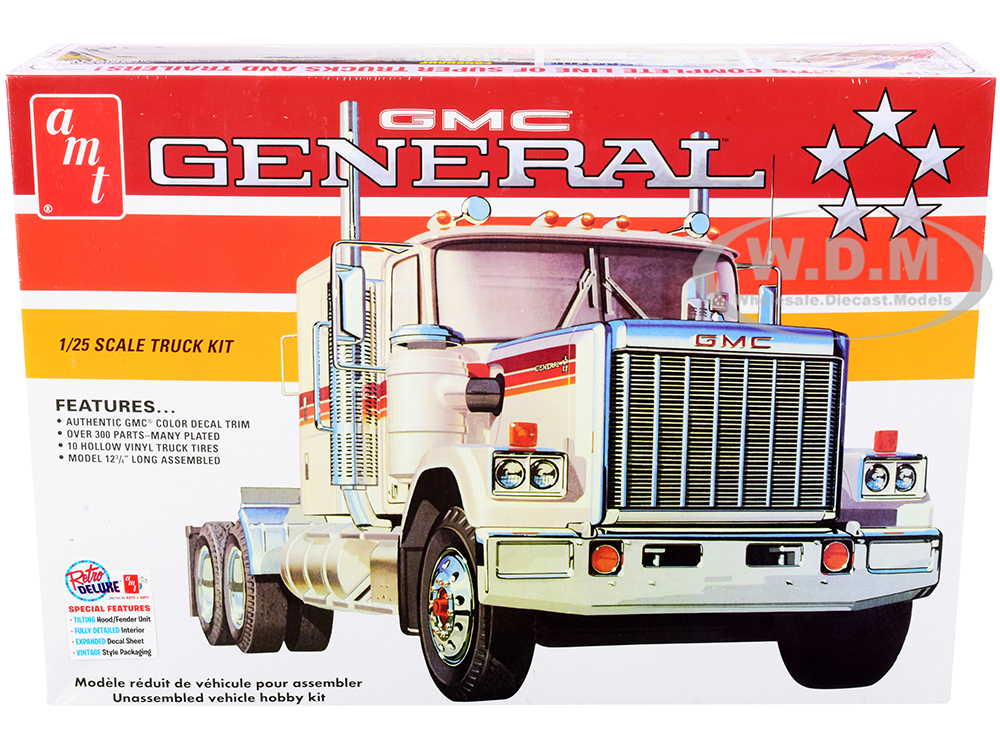 Image of Skill 3 Model Kit GMC General Truck Tractor 1/25 Scale Model by AMT