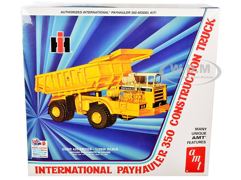 Image of Skill 3 Model Kit International Payhauler 350 Construction Dump Truck 1/25 Scale Model by AMT