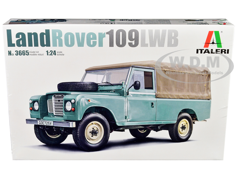 Image of Skill 3 Model Kit Land Rover 109 LWB 1/24 Scale Model by Italeri