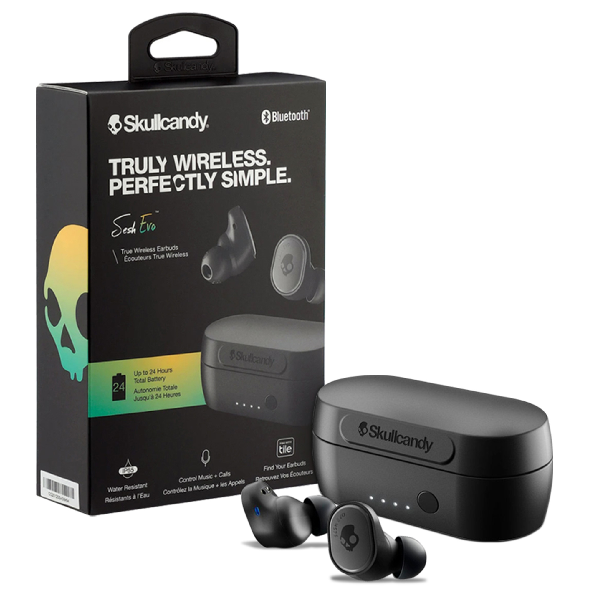 Image of Skullcandy Sesh Evo True Wireless InEar Earbuds  True Black ID SCS2TVWN896