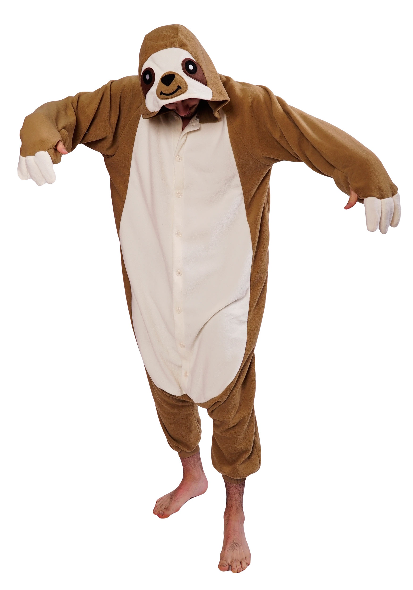 Image of Sloth Kigurumi Pajama Costume for Adults ID SZCKG2784-ST