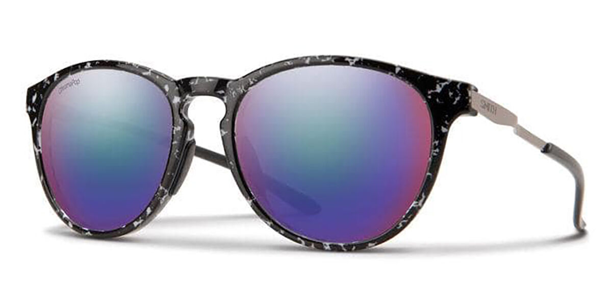 Image of Smith WANDER Polarized GBY/DF Óculos de Sol Pretos Feminino PRT