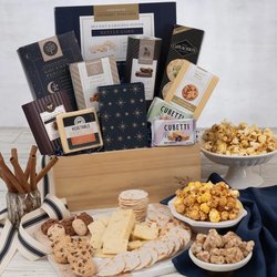 Image of Snack & Chocolate Gift Basket - Classic