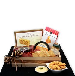 Image of Snackers Delight Meat & Cheese Gift Crate