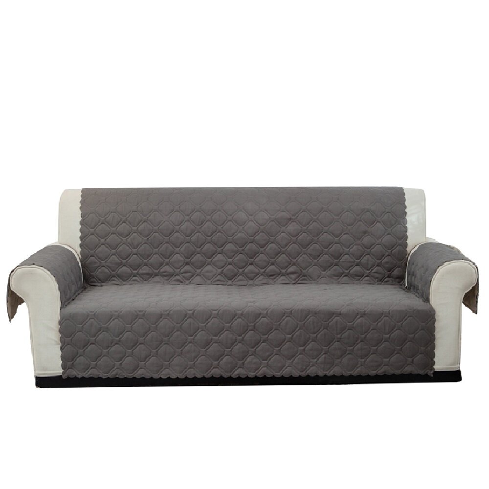 Image of Sofa Seat Cover Single Seat Chair Cover Waterproof Anti-Skid Cover With Storage Slot For Home Office