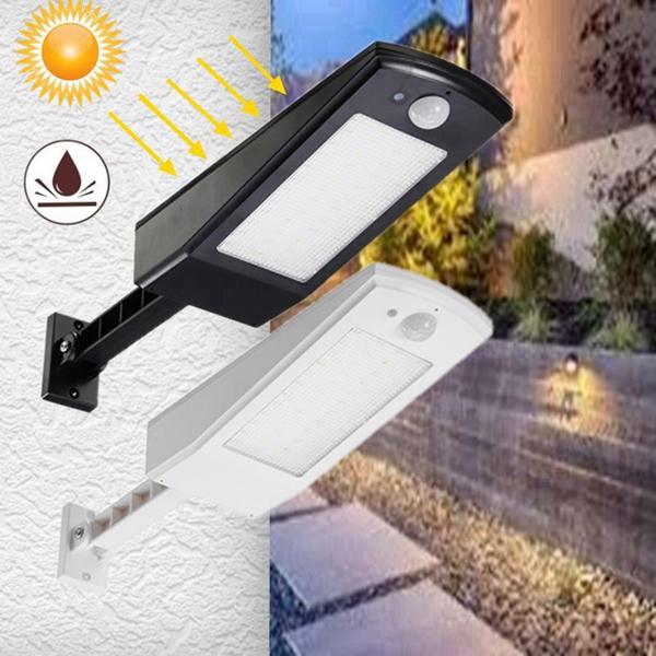 Image of Solar powered Motion Sensor 48 LED Street Light Waterproof Adujustable Wall Lamp for Outdoor Garden