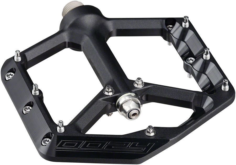 Image of Spank Oozy Pedals - Platform Aluminum 9/16" Black