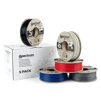 Image of Spectrum 3D filament ASA 275 175mm 5x250g 80749 mix Polar White Deep Black Silver Star Navy Blue Bloody Red SK ID 414033