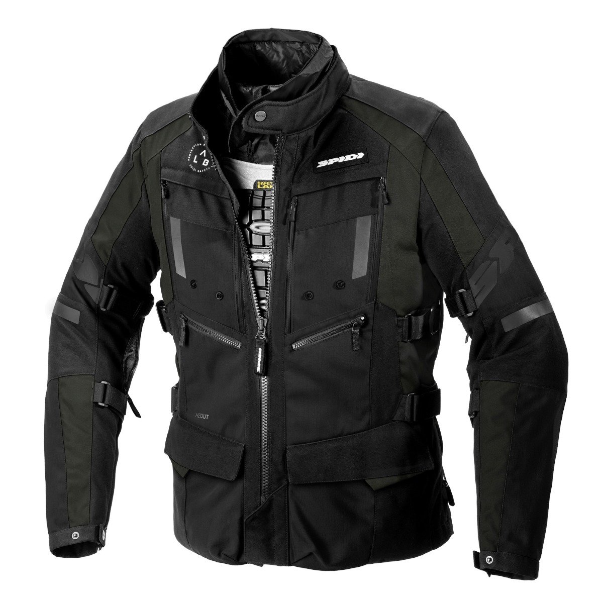 Image of Spidi 4Season Evo Jacket Dark Green Black Size XL EN