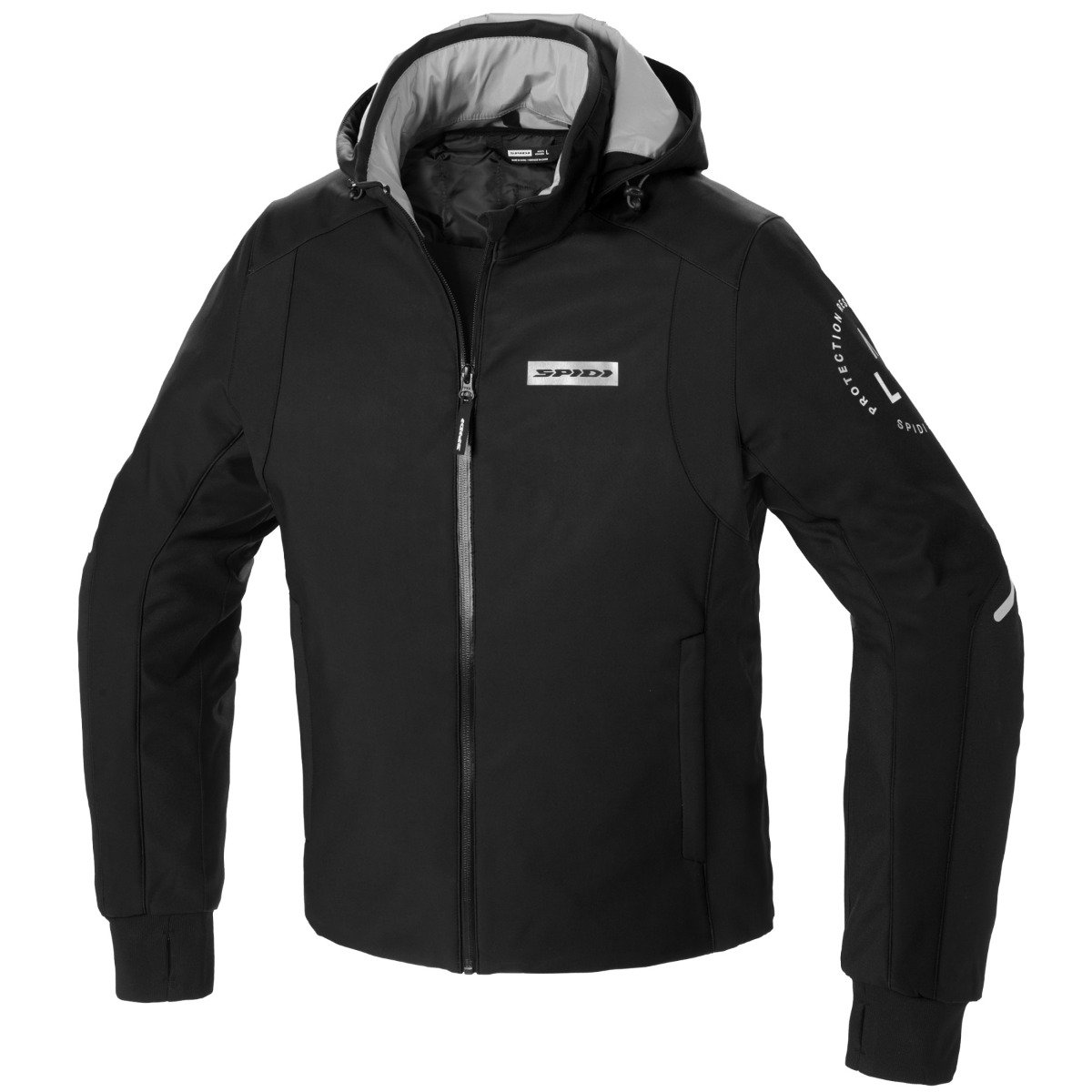 Image of Spidi Armor H2Out Jacket Black White Size M ID 8030161442205