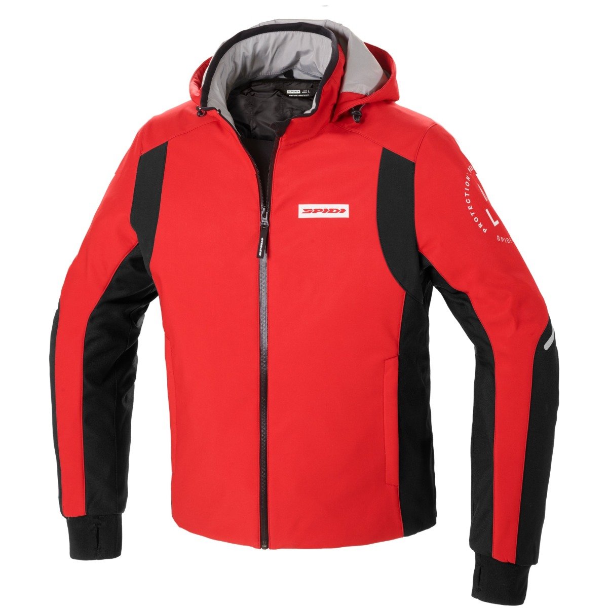 Image of Spidi Armor H2Out Jacket Red Black Size M ID 8030161442267
