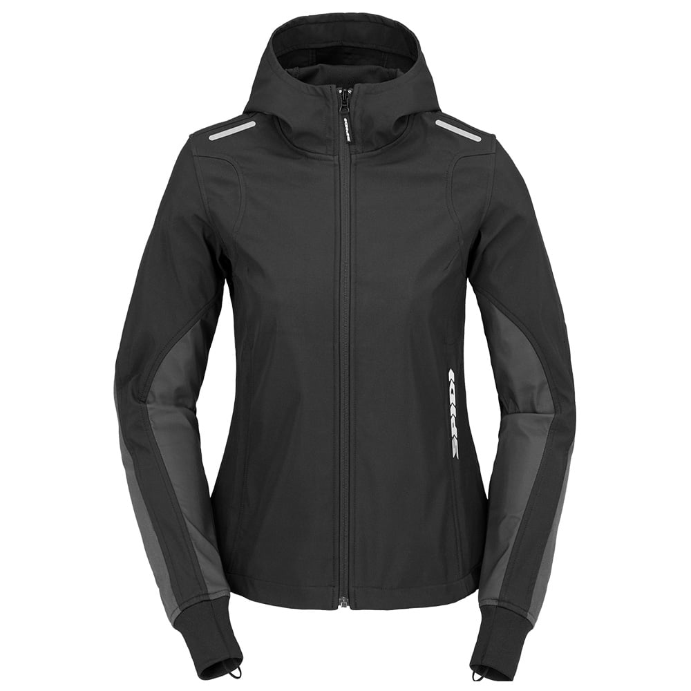 Image of Spidi Armor Hoodie Lady Light Black Talla 2XL