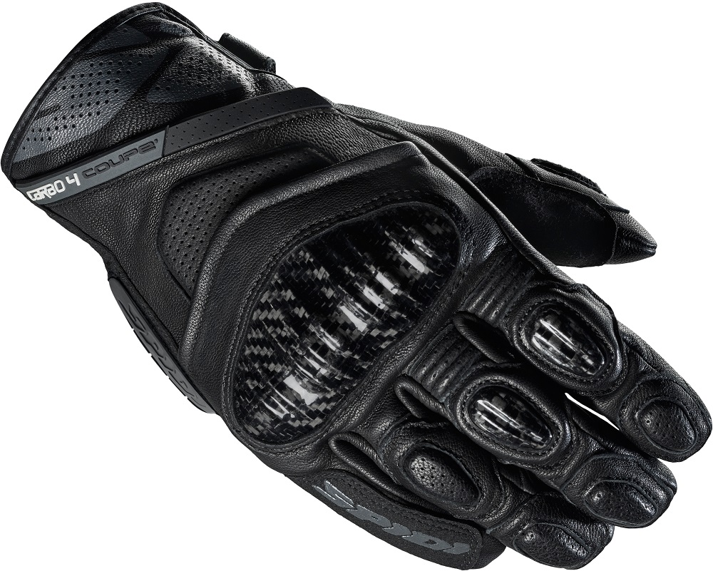 Image of Spidi Carbo 4 Coupe Schwarz Handschuhe Größe 3XL