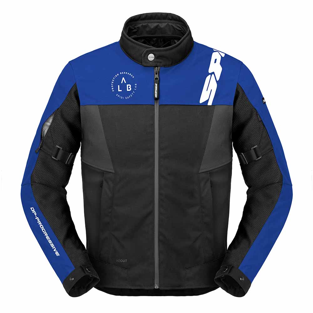 Image of Spidi Corsa H2OUT Jacket Blue Black Grey Größe XL