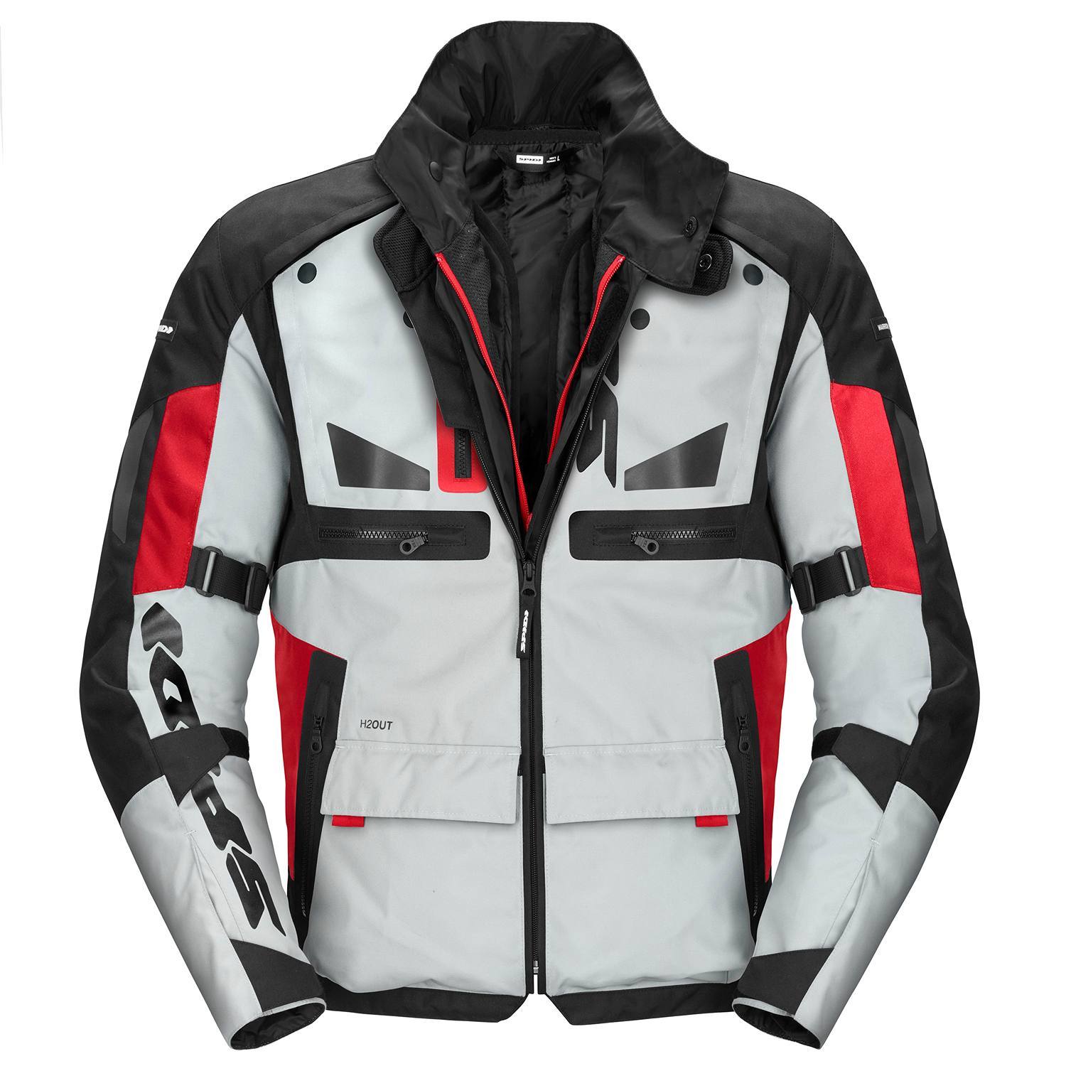 Image of Spidi Crossmaster Ice Jacket Red Taille 2XL