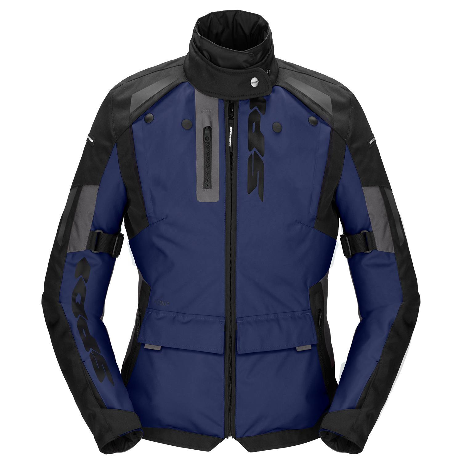Image of Spidi Crossmaster Lady Jacket Black Blue Size XL EN
