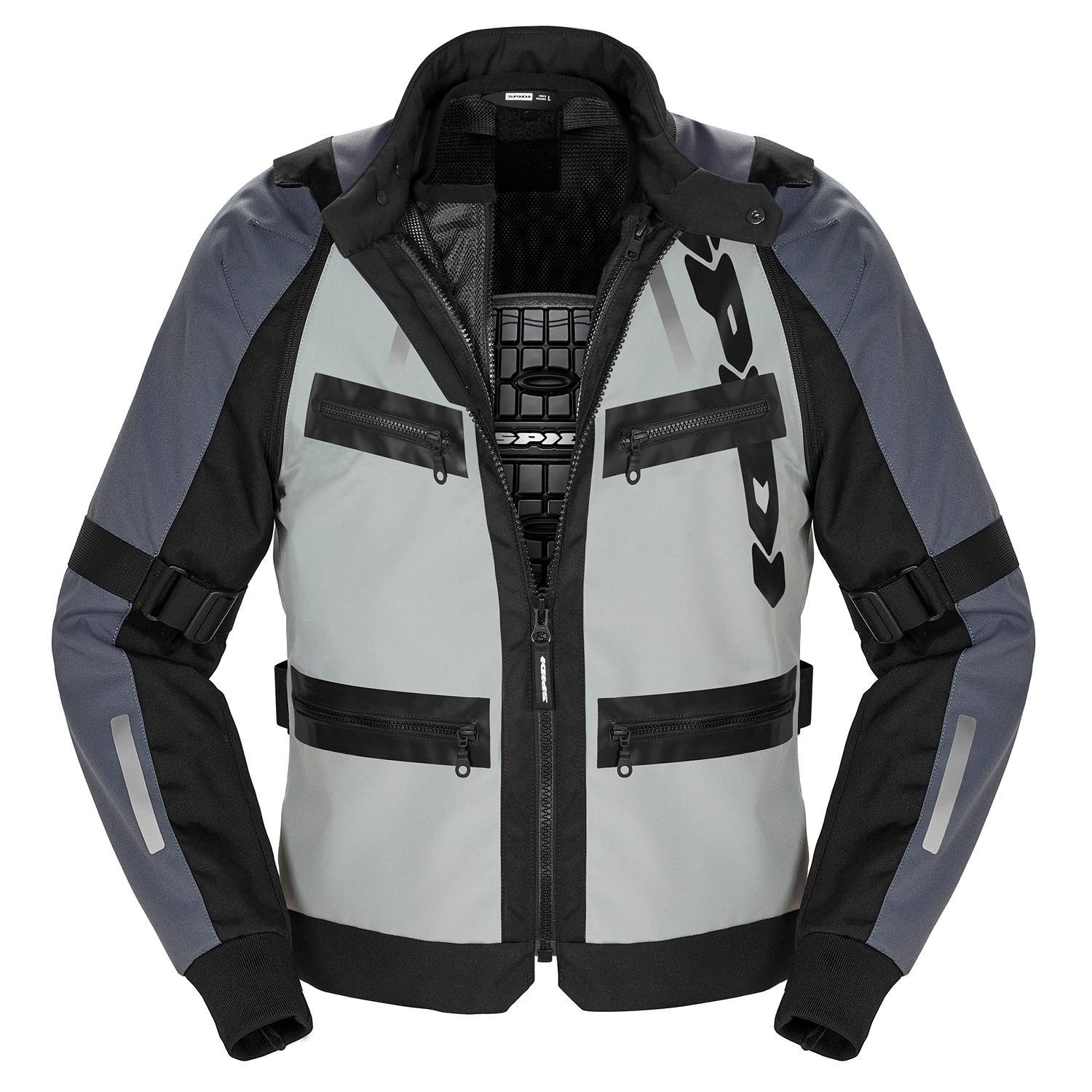 Image of Spidi Enduro Pro Jacket Black Grey Size 2XL ID 8030161484915