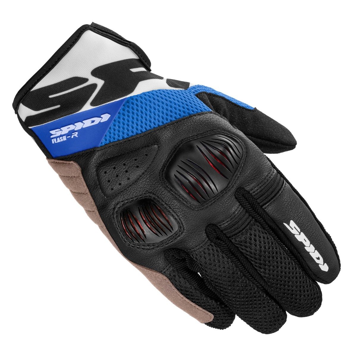 Image of Spidi Flash R Evo K Schwarz Blau Handschuhe Größe XL