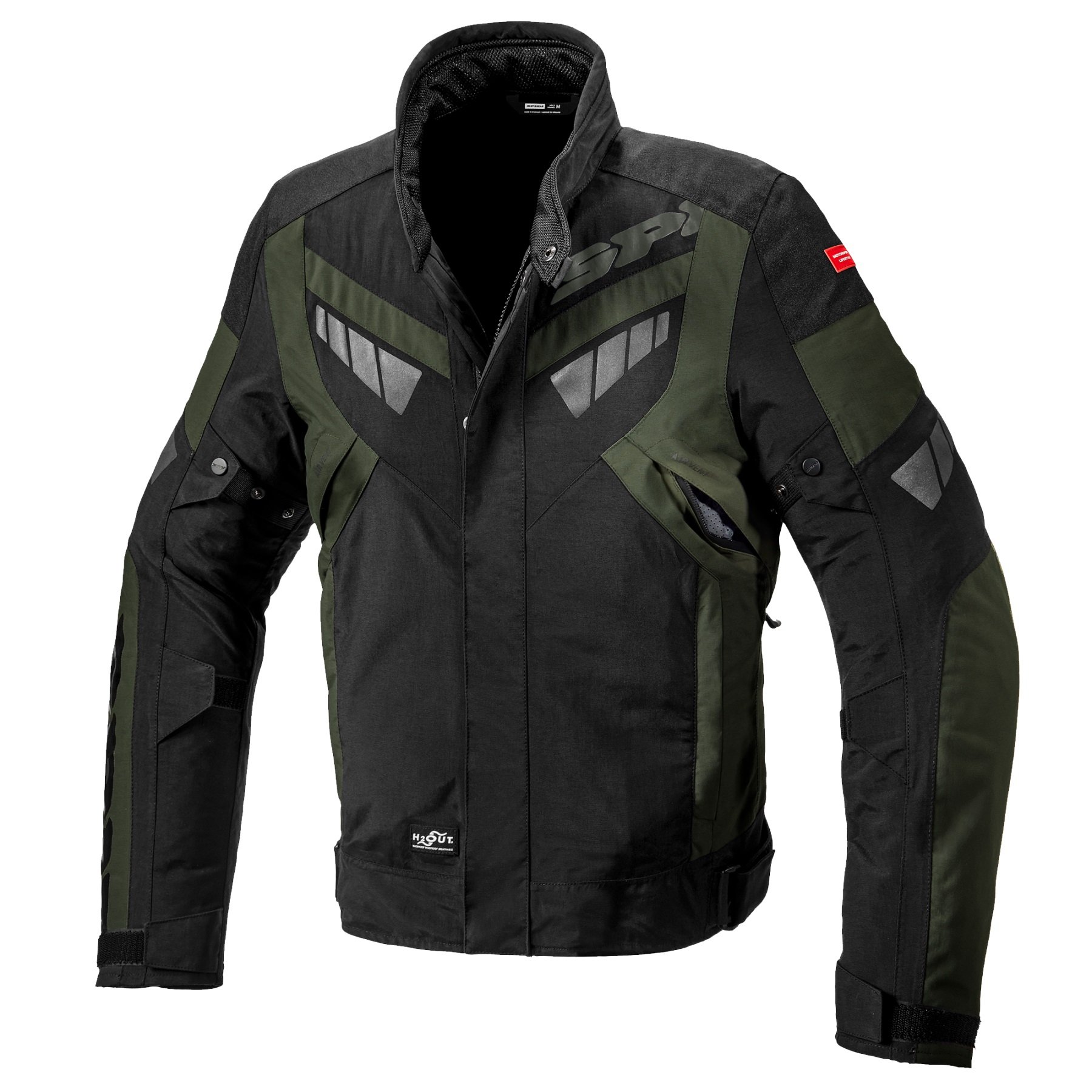 Image of Spidi Freerider Jacket Dark Green Black Size 2XL EN