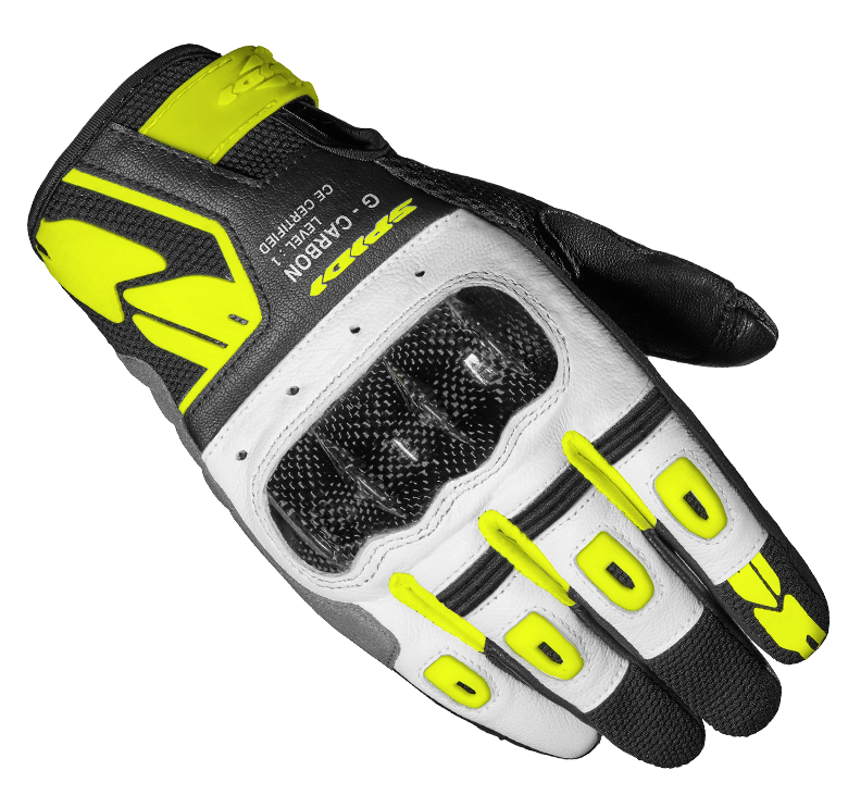 Image of Spidi G-Carbon Lady Yellow Fluo Talla L