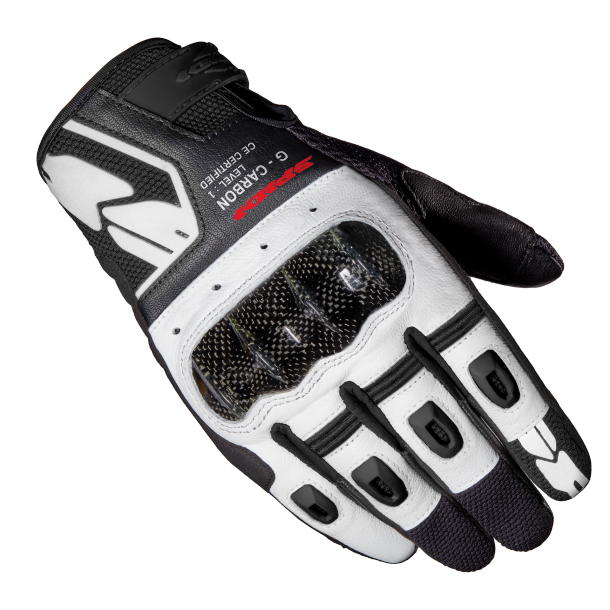 Image of Spidi G-Carbon Weiß Handschuhe Größe 2XL