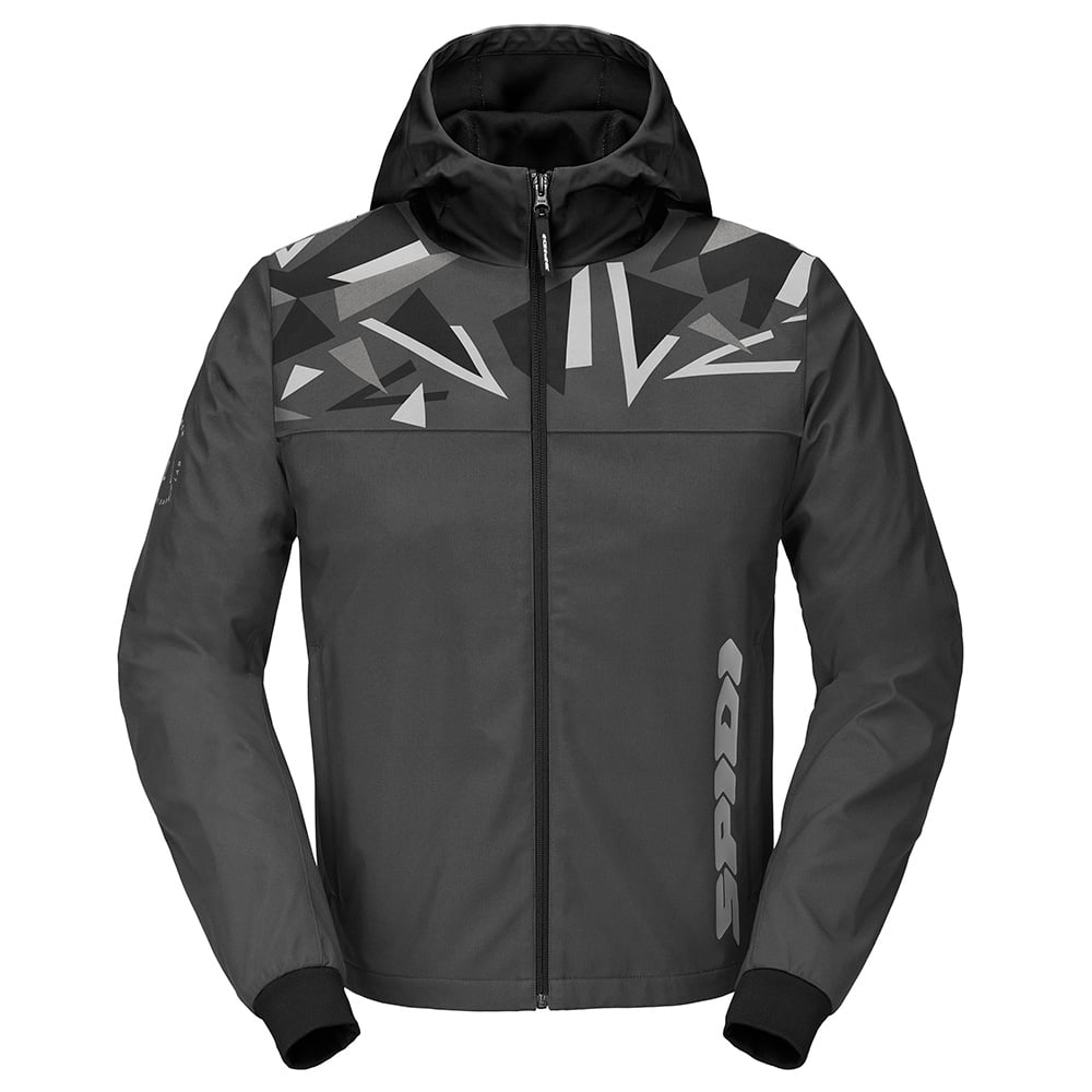 Image of Spidi Hoodie Evo Sport Anthracite Black Größe 3XL