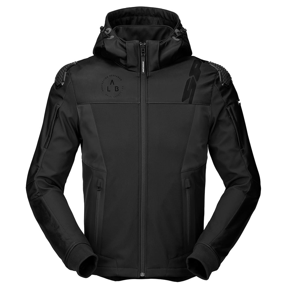 Image of Spidi Hoodie Warrior Black Taille L