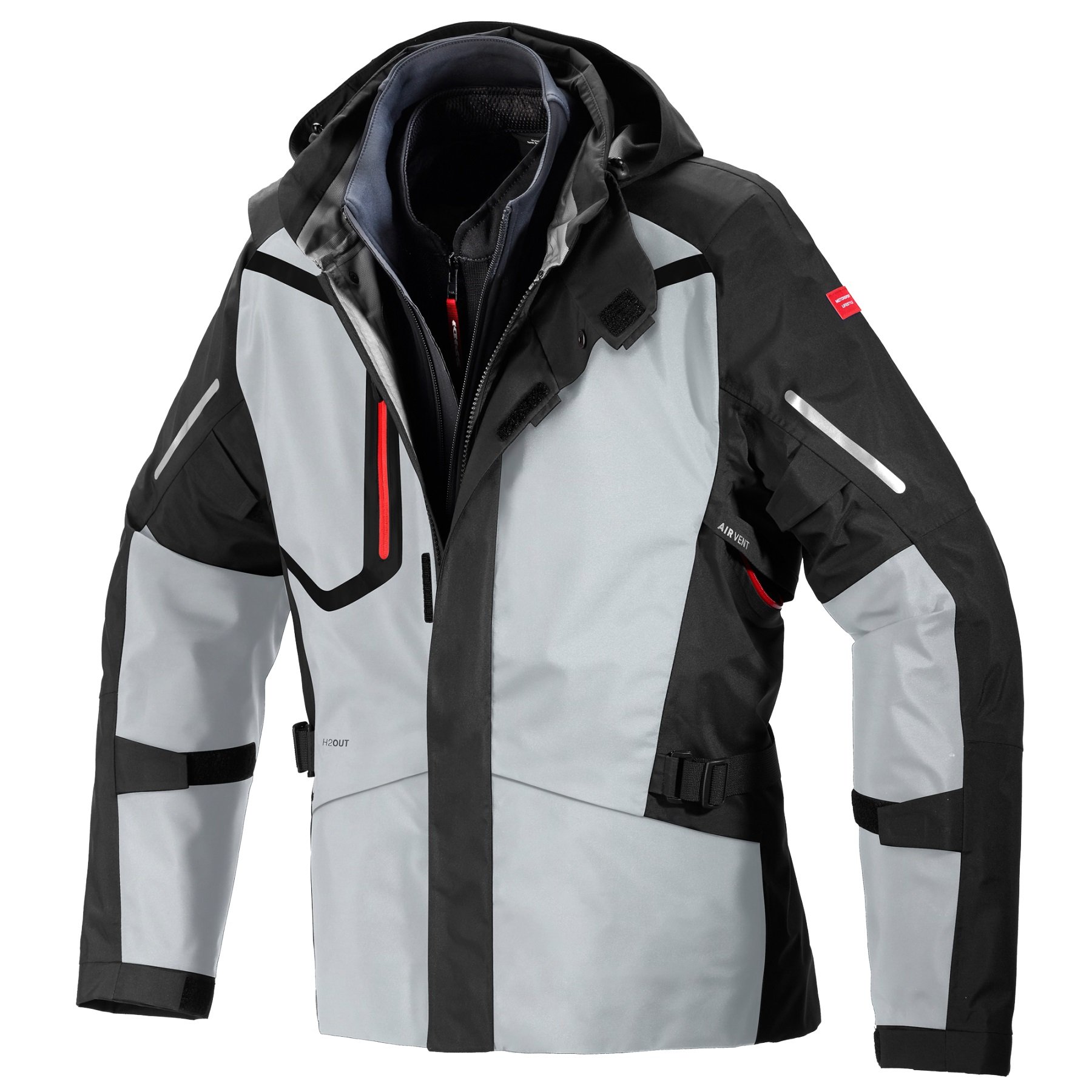 Image of Spidi Mission-T Jacket Black Ice Talla M