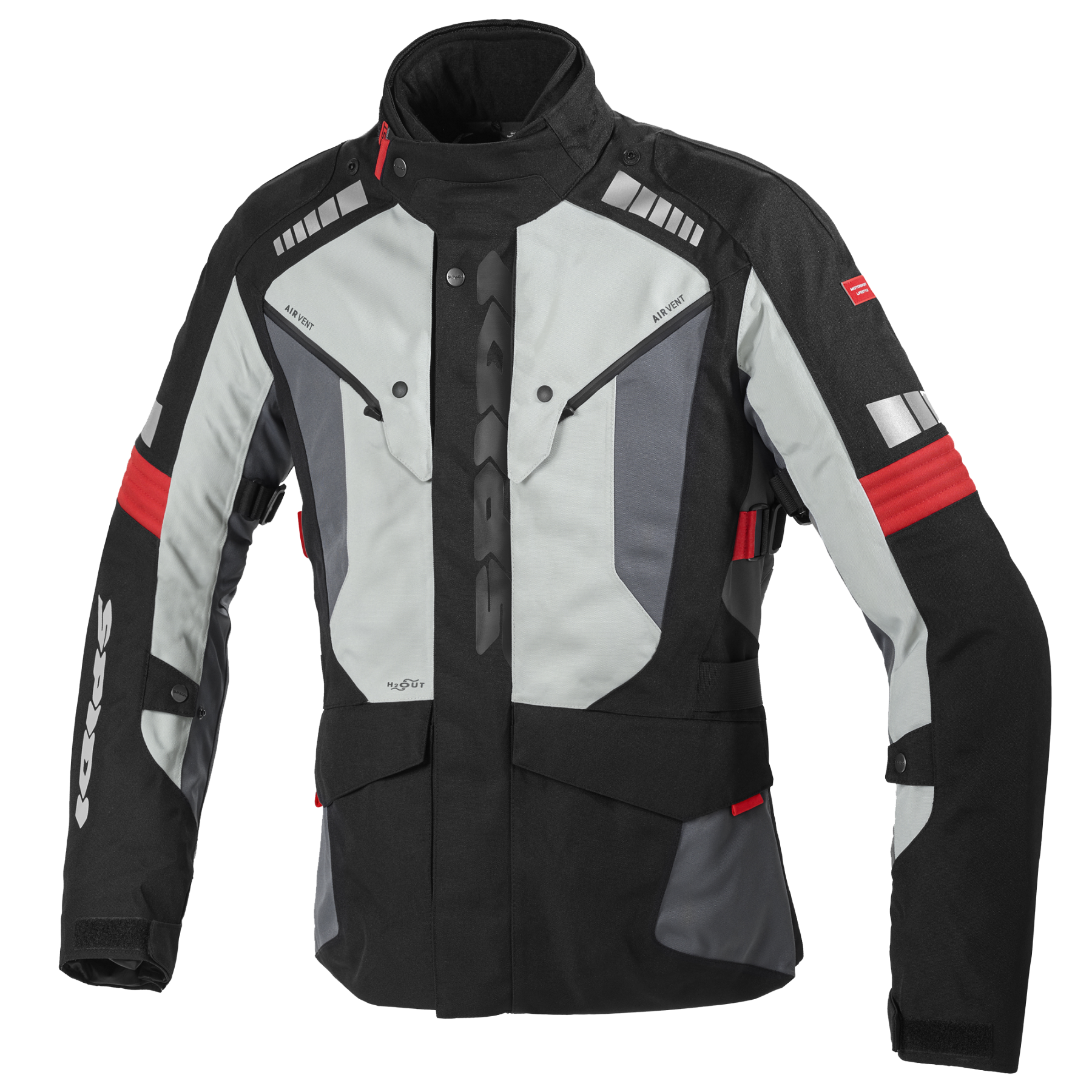 Image of Spidi Outlander H2Out Ice Rouge CE Blouson Taille M