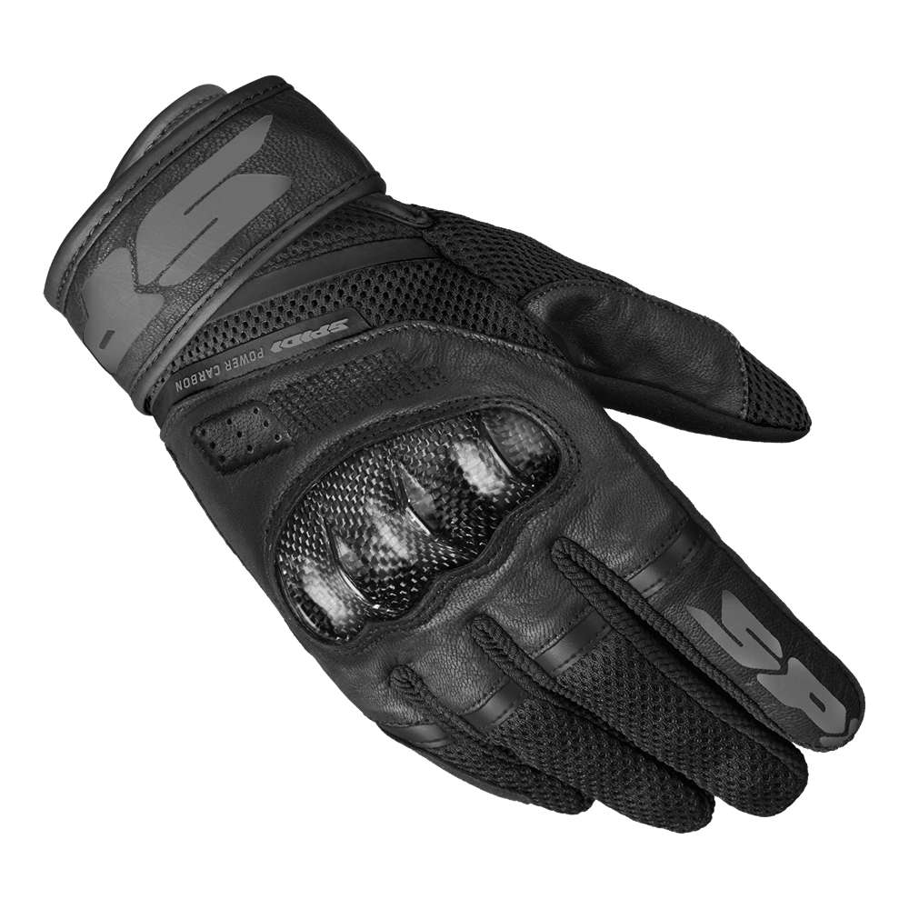 Image of Spidi Power Carbon Gloves Black Talla L