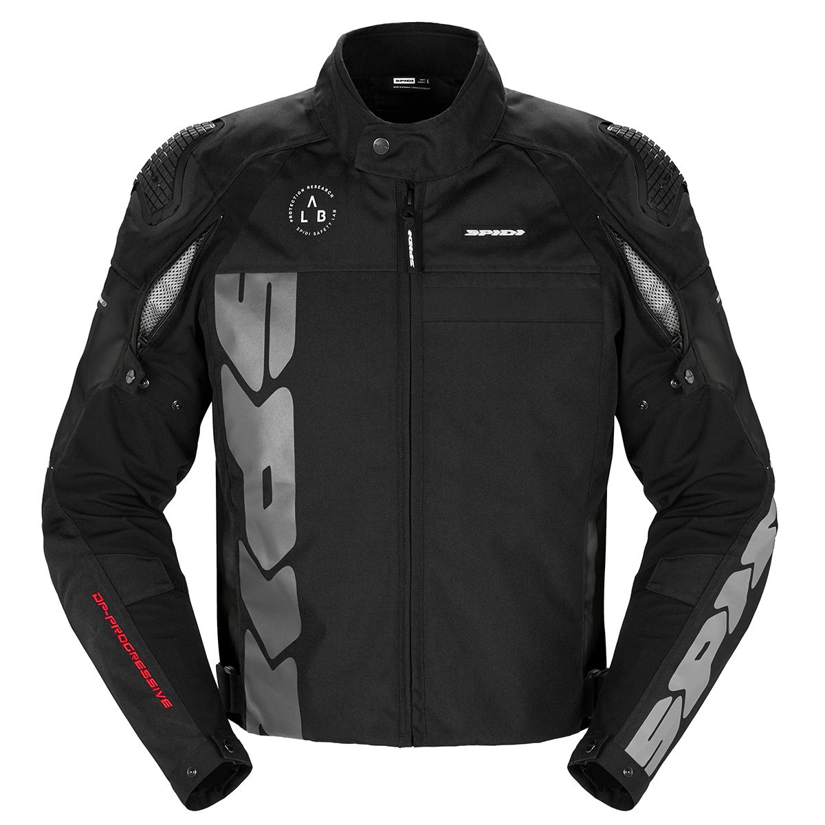 Image of Spidi Progressive Tex Jacket Black Size 3XL EN
