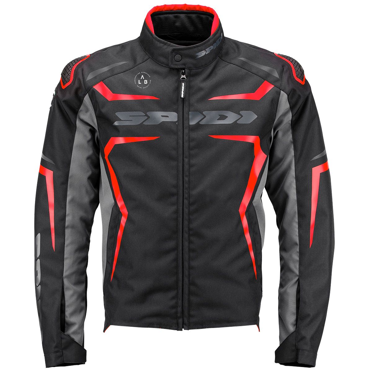 Image of Spidi Race-Evo H2Out Jacket Black Red Size 2XL ID 8030161460315