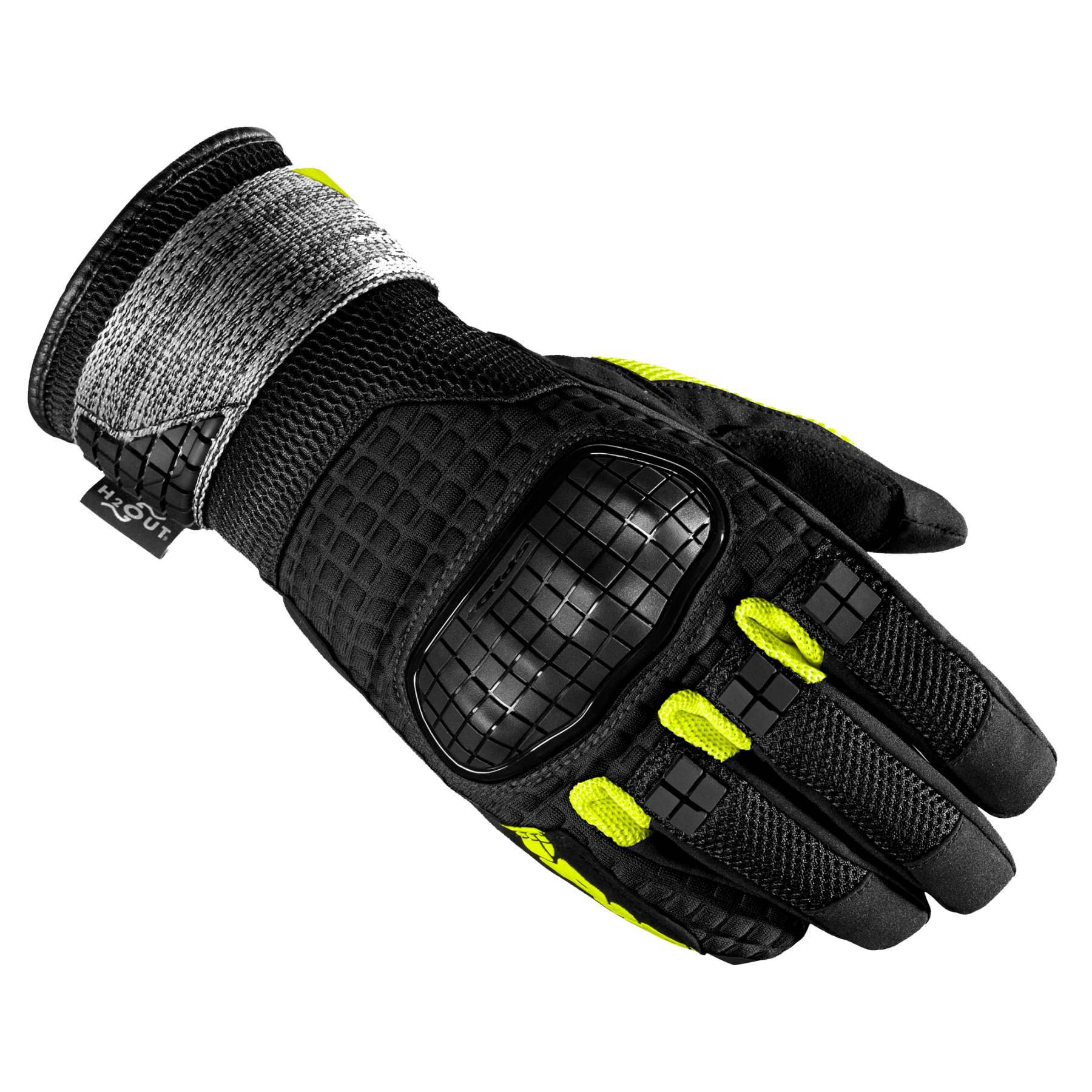 Image of Spidi Rainwarrior Gelb Fluo Handschuhe Größe 2XL