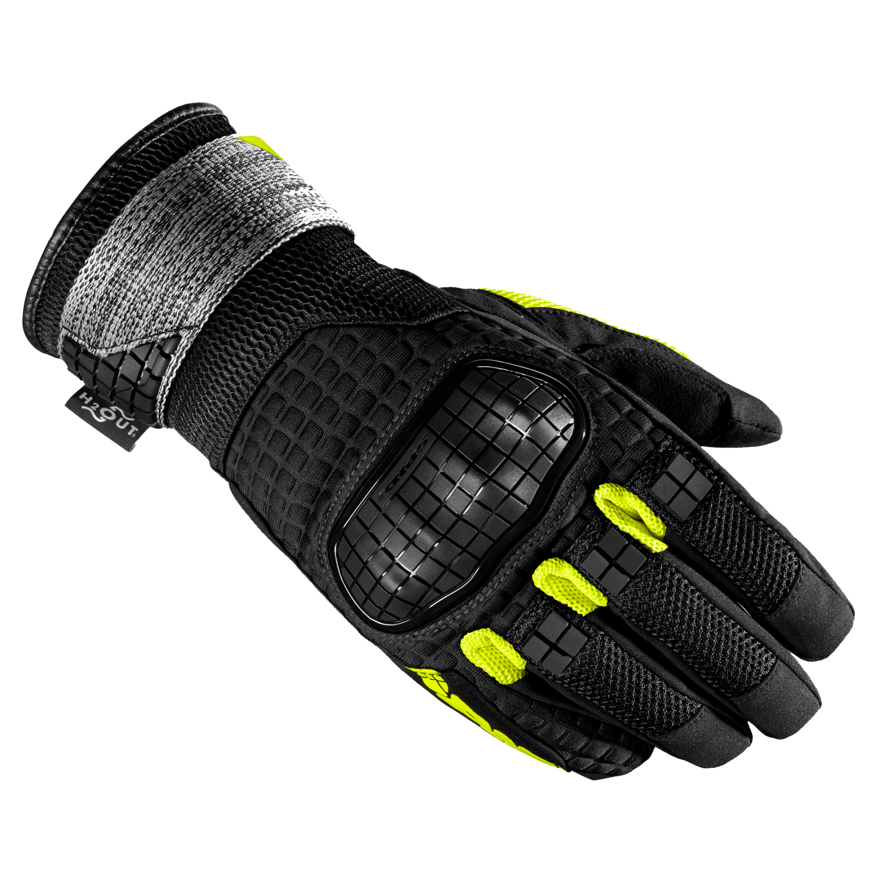 Image of Spidi Rainwarrior Jaune Fluo Gants Taille M