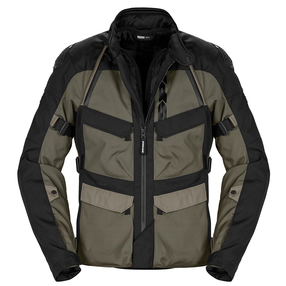 Image of Spidi Rw H2Out Jacket Militar Size 2XL EN