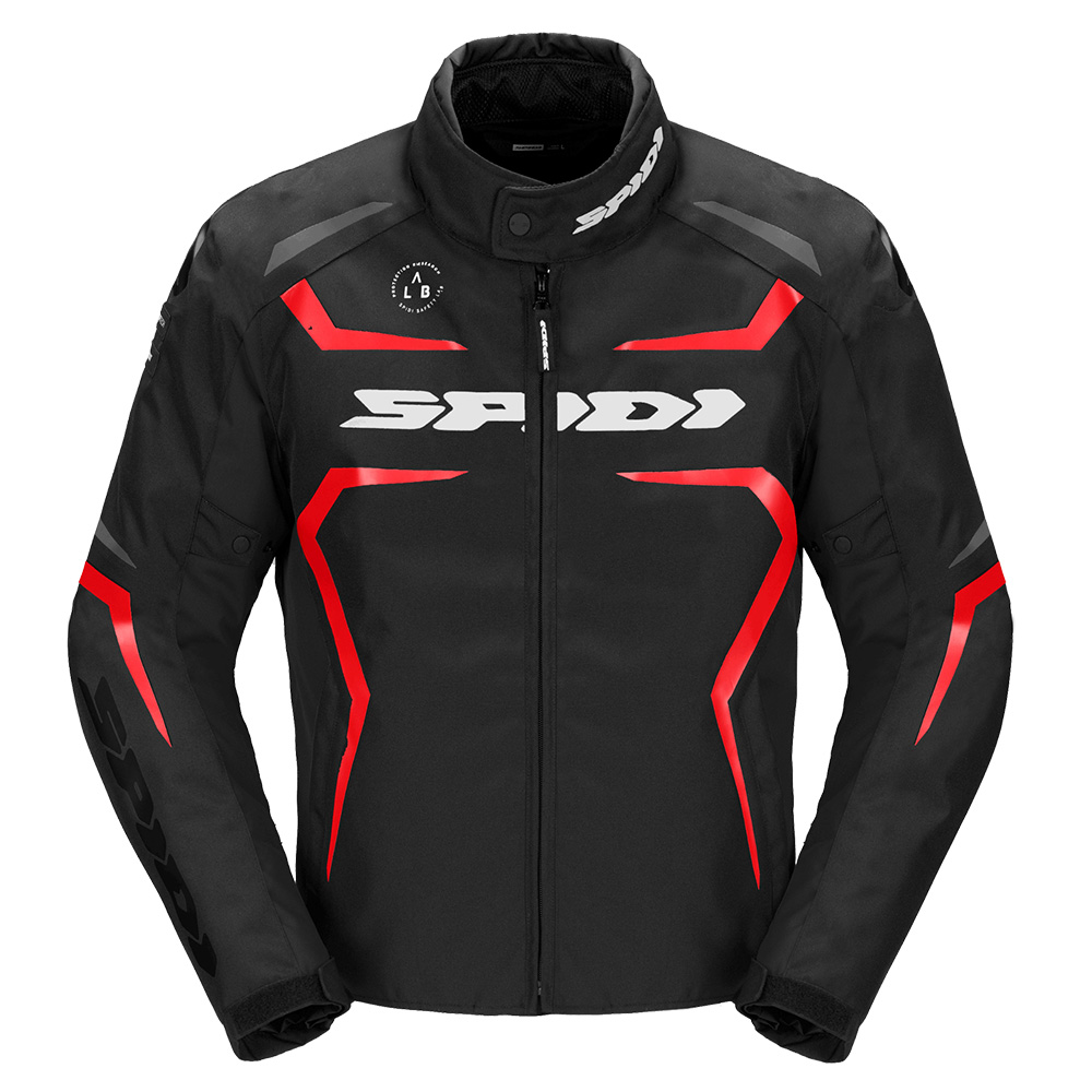 Image of Spidi Sportmaster H2Out Jacket Black White Red Size 3XL ID 8030161447859