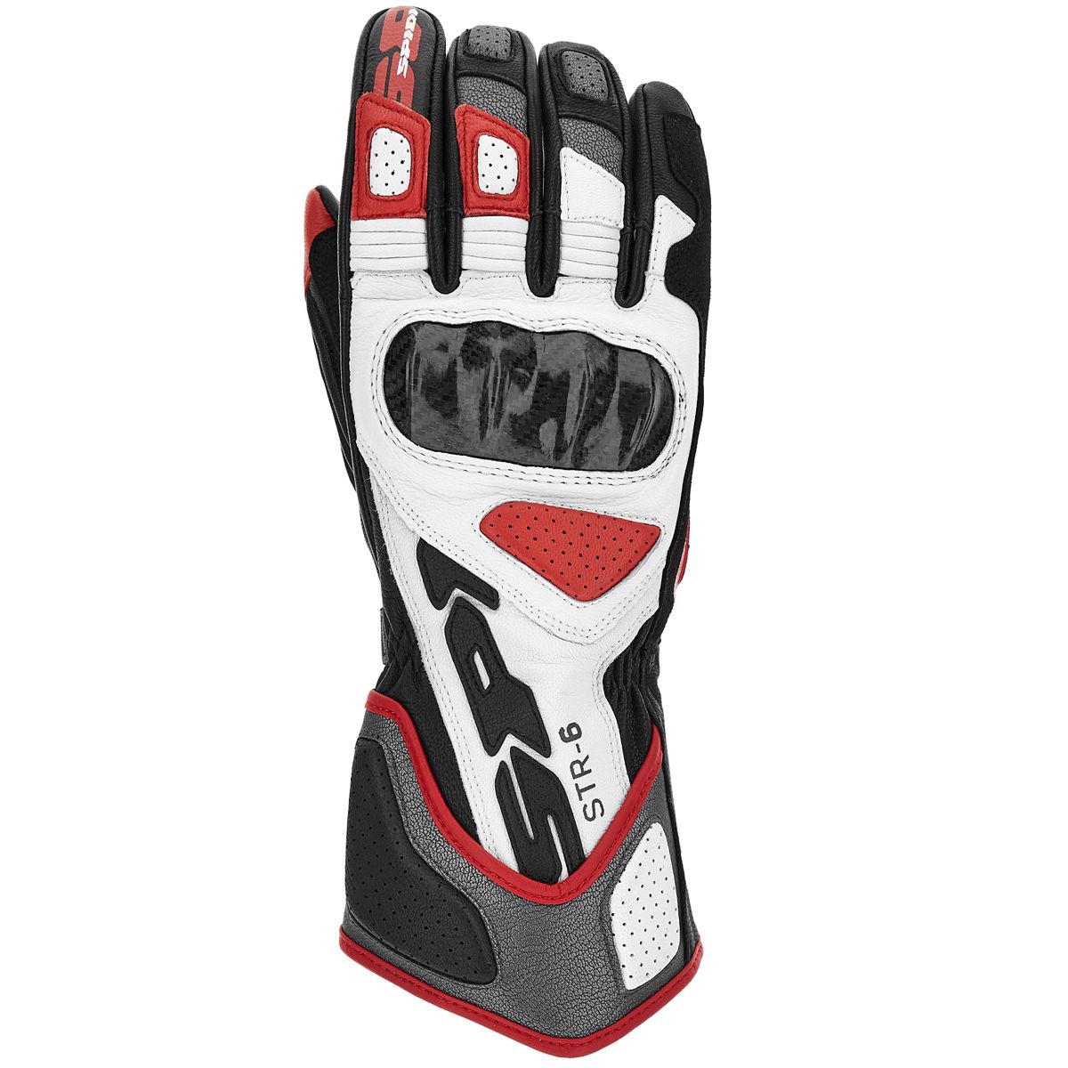 Image of Spidi Str-6 Rot Handschuhe Größe L