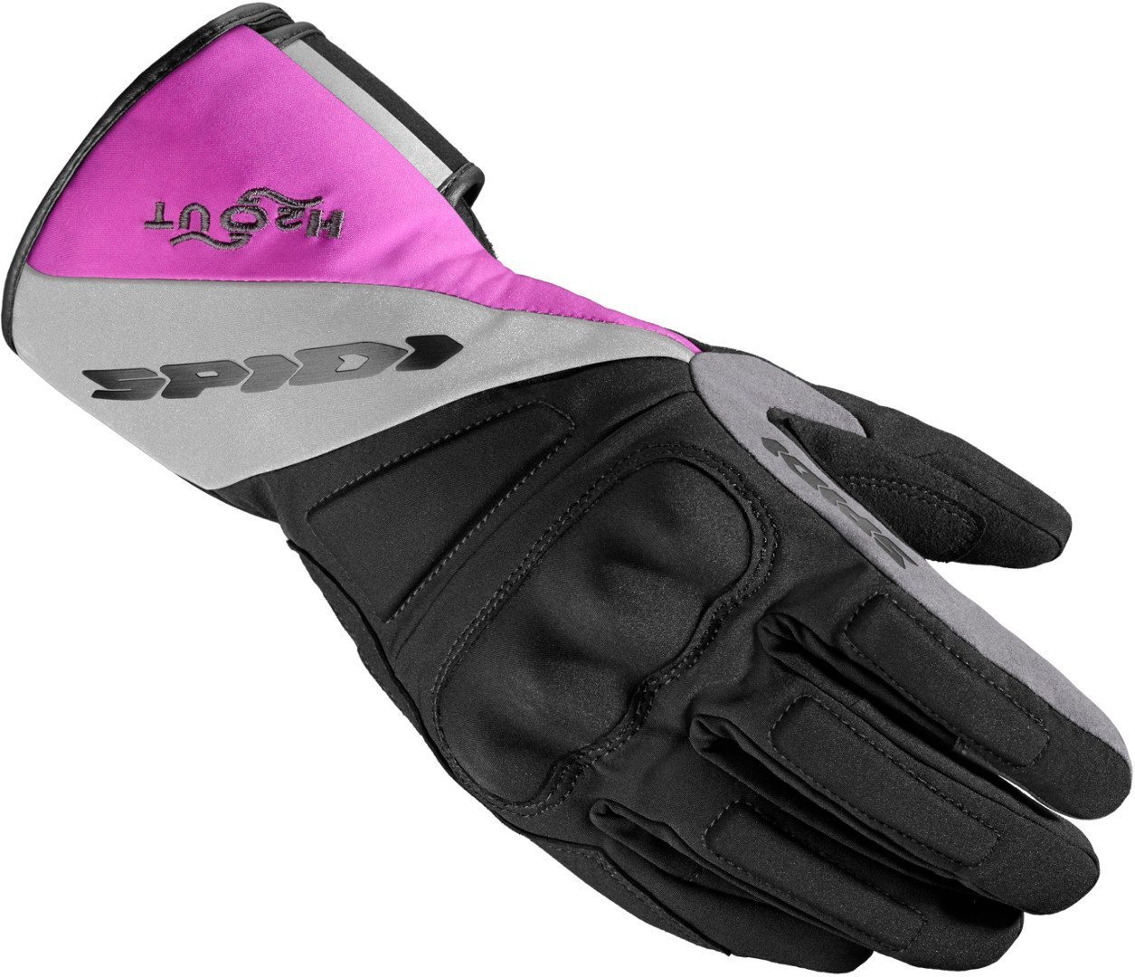 Image of Spidi TX-T Lady Schwarz Fuchsia Handschuhe Größe XL