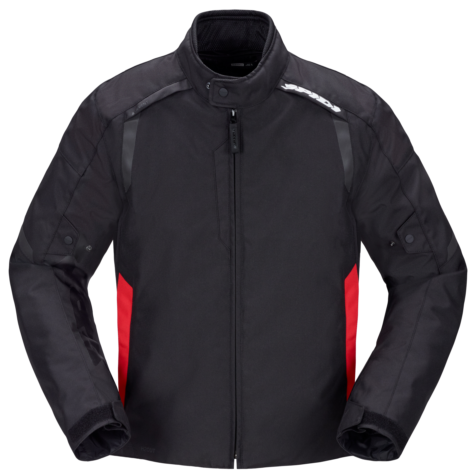 Image of Spidi Tek H2Out Jacket Black Red Size S ID 8030161460513