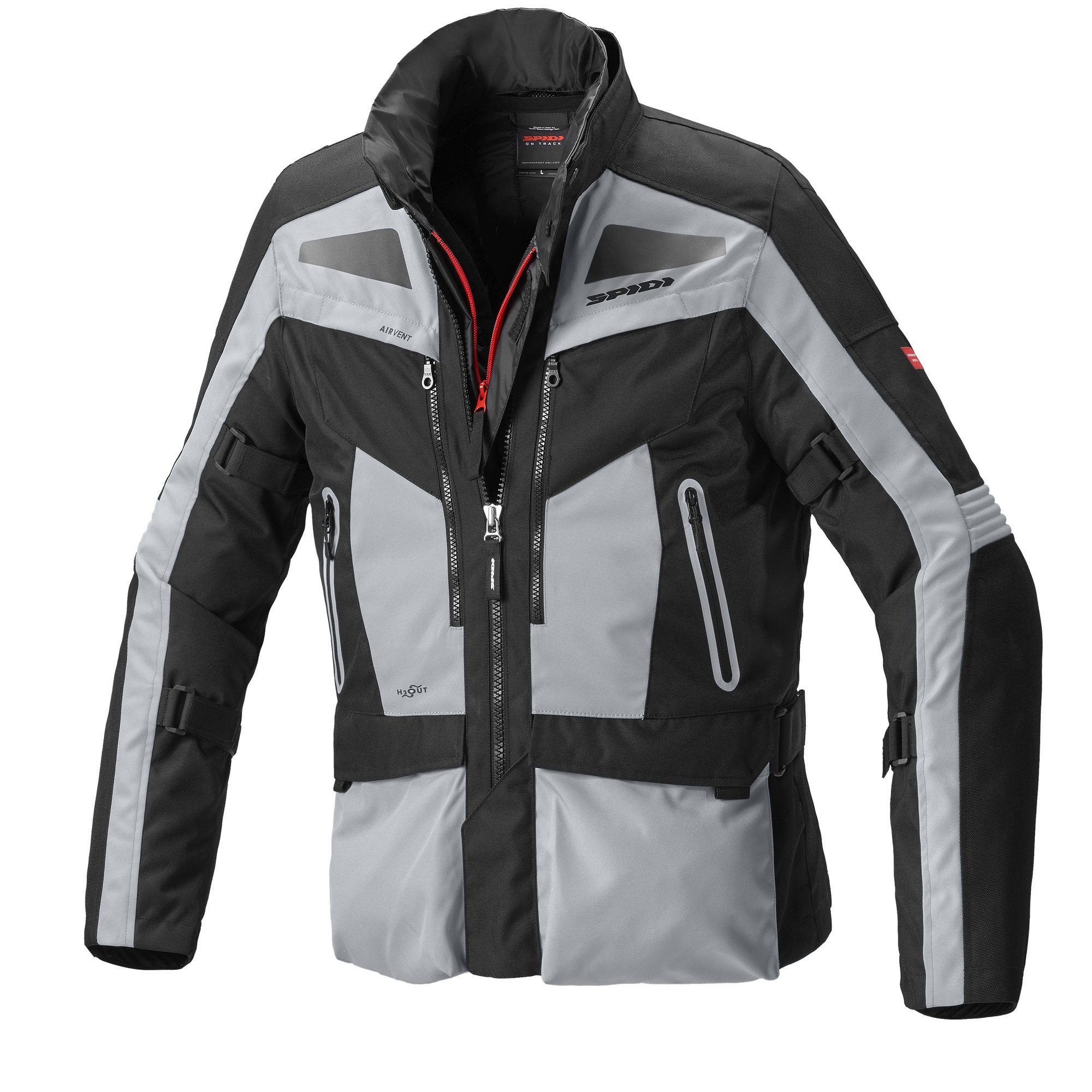 Image of Spidi VoyagerEvo H2Out Jacket Gray Black Size 2XL EN