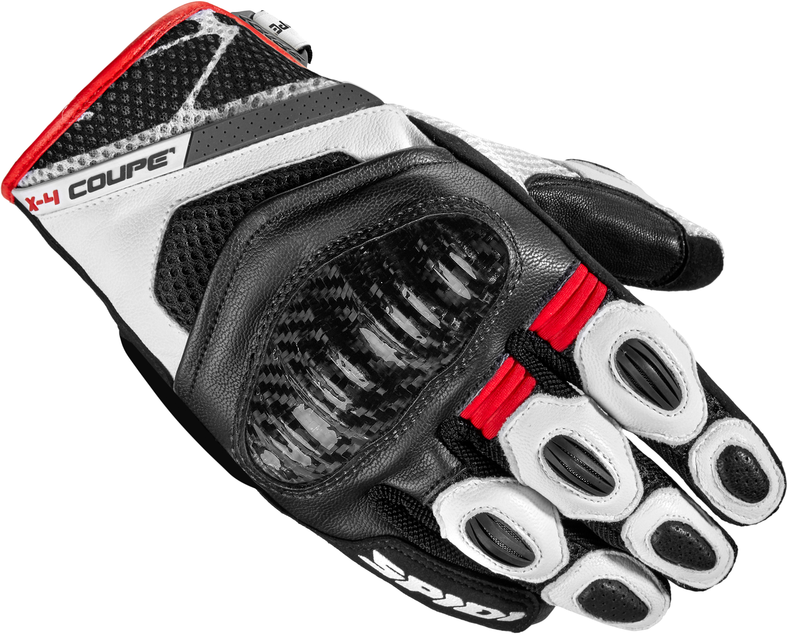 Image of Spidi X-4 Coupe Rouge Gants Taille XL