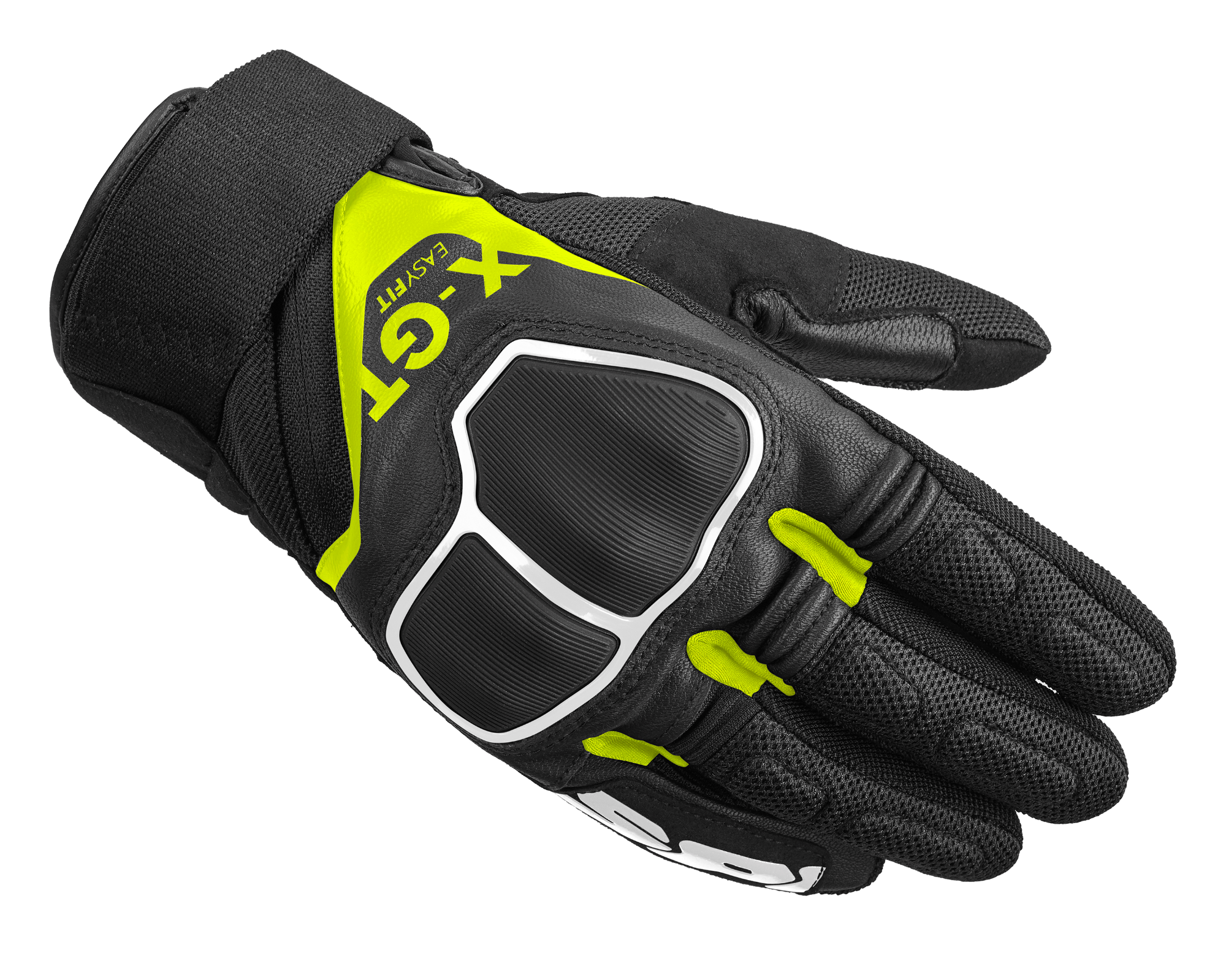Image of Spidi X-GT Schwarz Fluorescente Gelb Handschuhe Größe L