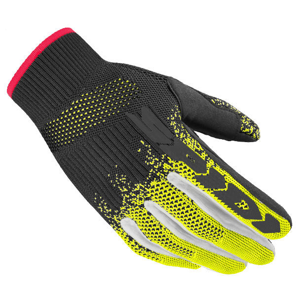 Image of Spidi X-Knit Schwarz Gelb Fluo Handschuhe Größe XL