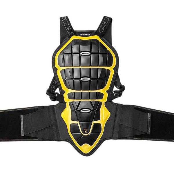 Image of SpidiBack Warrior 160-170 Black Yellow Back Protector Size L ID 8030161051025