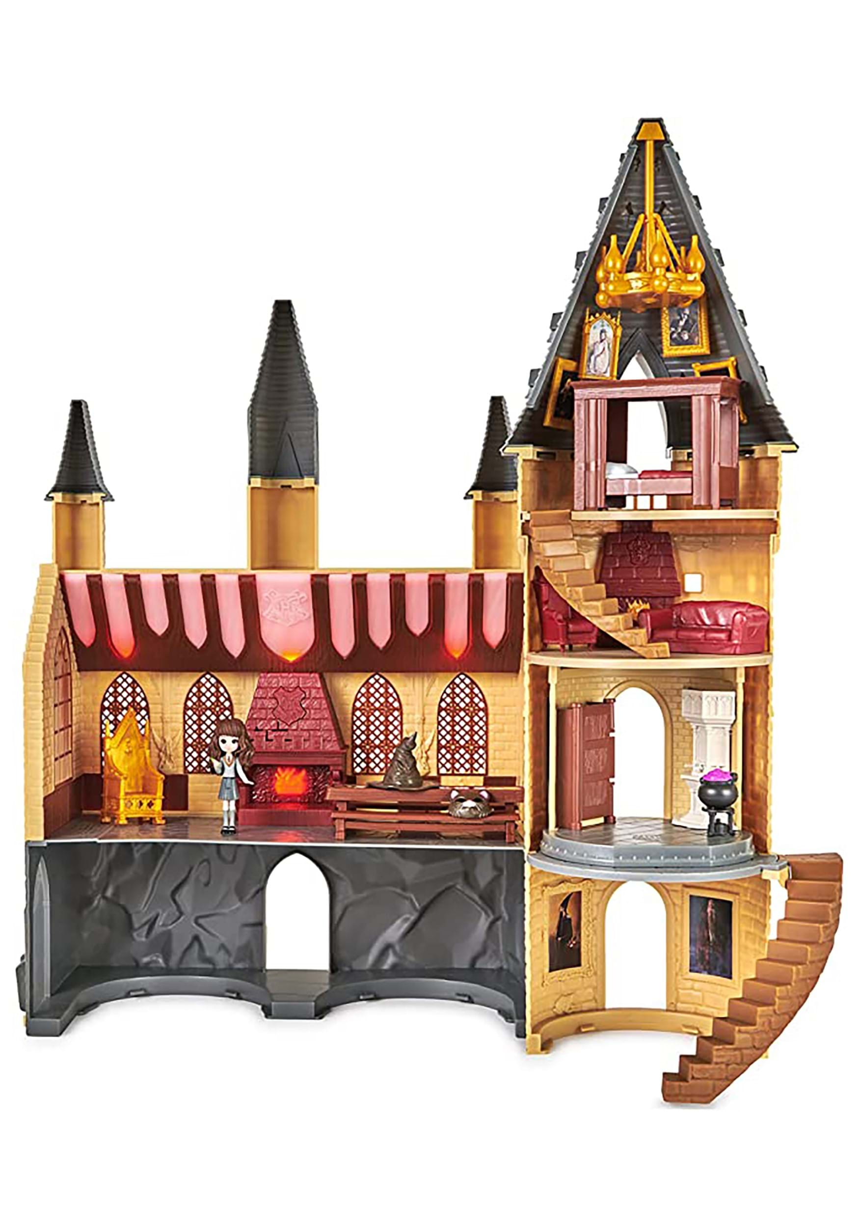 Image of Spinmaster Wizarding World Hogwarts Castle Play Set