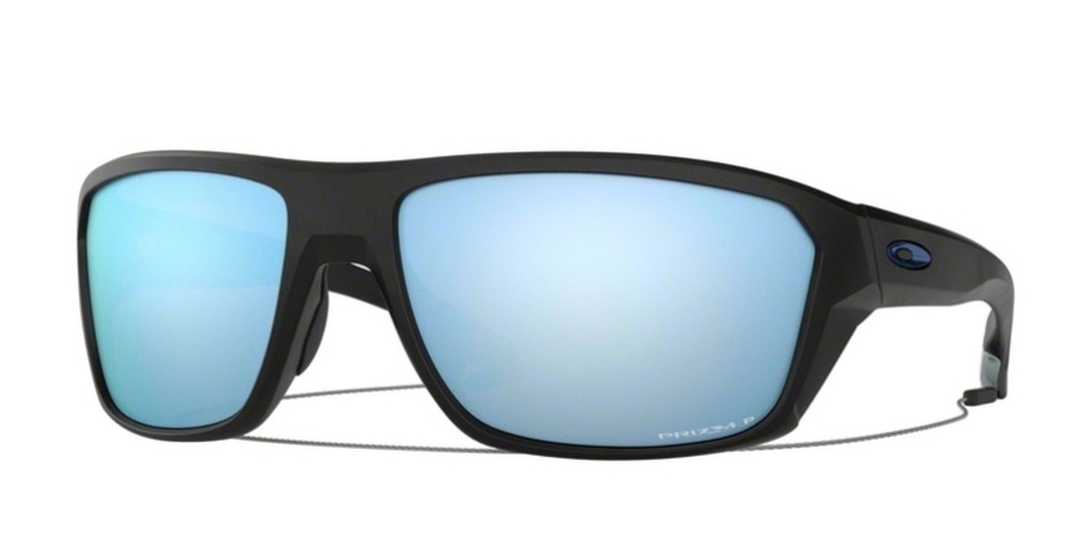Image of Split Shot OO 9416 Sunglasses Matte Black with Prizm Deep H20 Polarized Lenses
