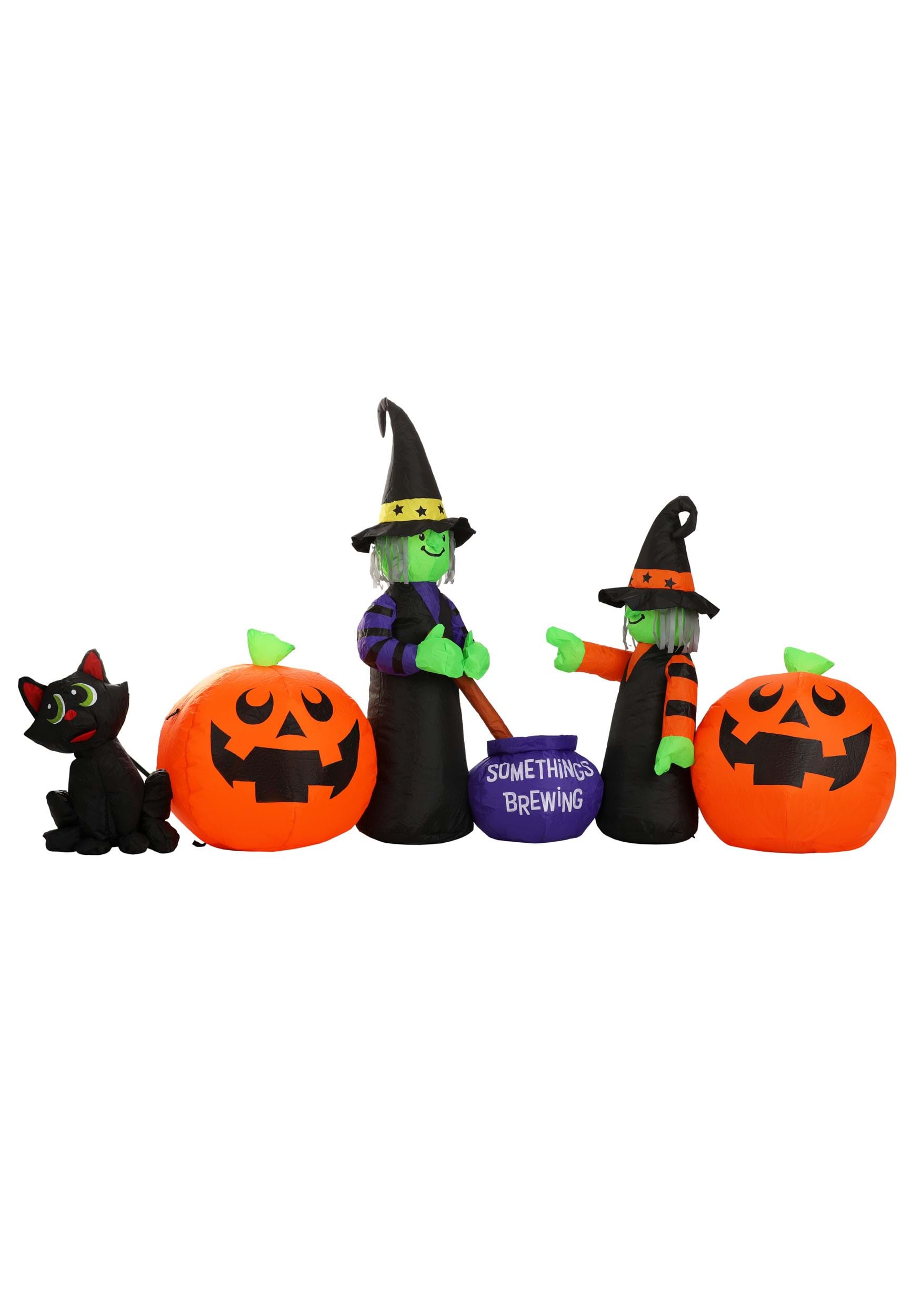 Image of Spooky Inflatable 4FT Halloween Scene Decoration ID FUN4279-ST