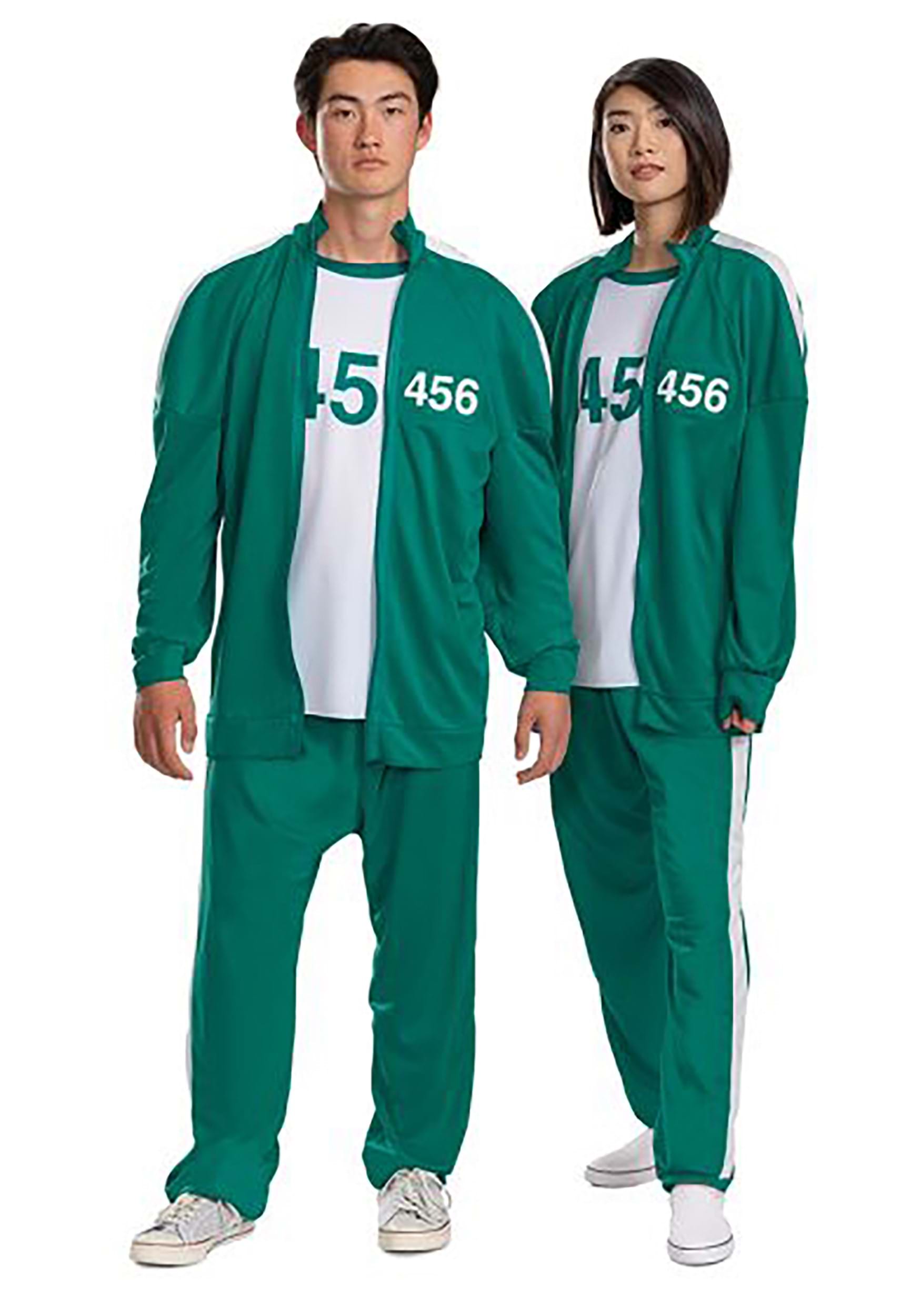 Image of Squid Game Adult Player 456 Track Suit ID DI144289-ST